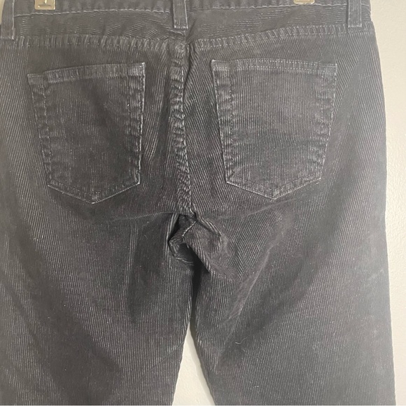 J CREW Tall mid-rise black skinny corduroy jean in signature stretch SZ/27 - Picture 6 of 10